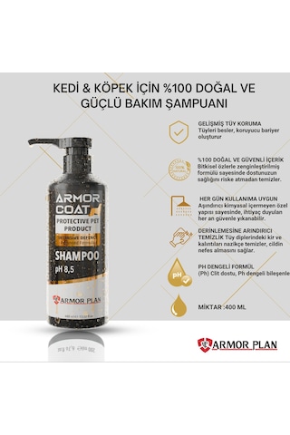 Armor Coat Köpek & Kedi Şampuanı Hindistan Cevizi Yağı Özlü