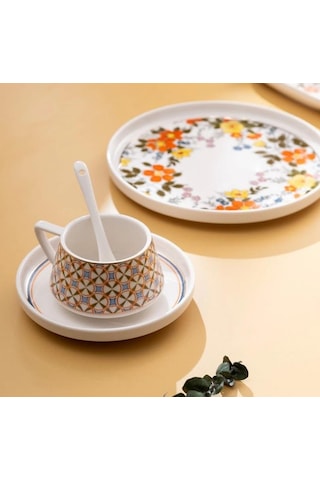 Emsan Teraryum Multicolor 32 Parça 6 Kişilik Kahvaltı Seti Çok Renkli