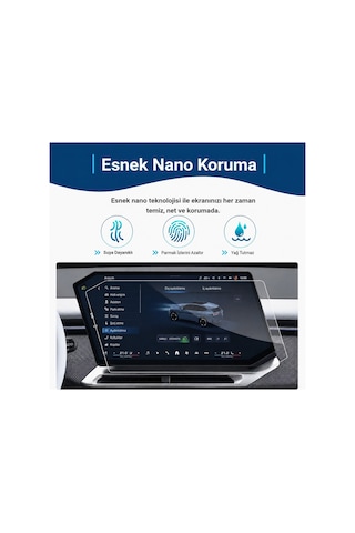 Bmw İx3 Uyumlu 2026 Model 17.9 İnç Multimedya Navigasyon 9h Nano Ekran Koruyucu
