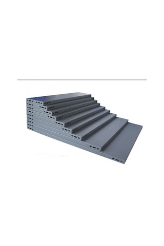 4 Adet Galvaniz Çelik Raf Tablası - Depo, Arşiv, Kiler, Dosya, Market Rafı 31x93 Cm-1.50 Mm Galvaniz
