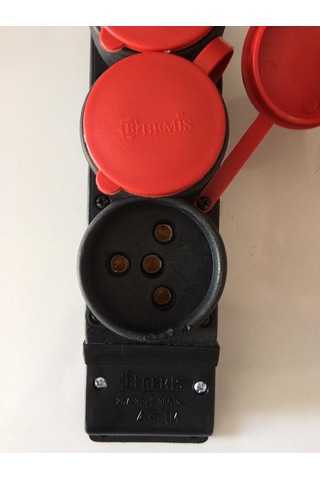 Bemis Kauçuk 380 Grup Priz 3 Lü Kablosuz Tse Li