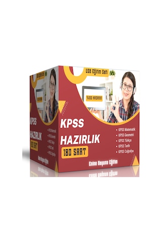 2024 KPSS Hazırlık Seti (180 Anlatım) 2024 KPSS Hazırlık Seti (180 Anlatım)