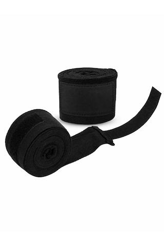 Spor Byfit 4-12 Yaş Çocuk Boks Torbası + Boks Bandajı + Askı Kancası Siyah