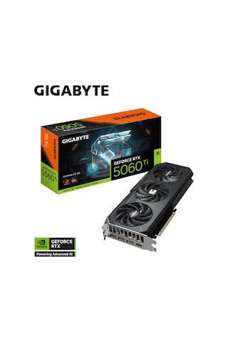 Gıgabyte Gv-n506tgamıng Oc-8gd, Rtx5060tı, Gamıng Oc, 8gb, Gddr7, 128bıt, 3 Fanlı, 1xhdmı, 3xdp, Gamıng Ekran Kartı