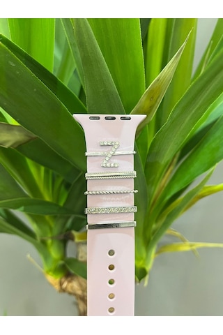 Apple Uyumlu Watch Kordon Aksesuarı Charm Set Z Harfi
