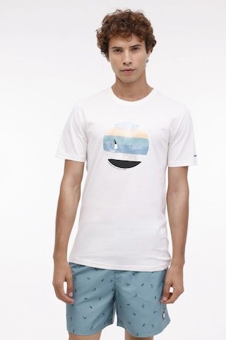 Lumberjack Erkek T Shirt 11ds1025 5fx Ekru Ekru