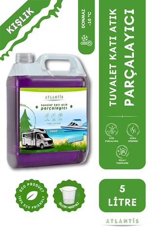 Karavan Tekne Tuvalet Kimyasalı 5 Lt Portatif Ve Kasetli Tuvalet Atık Parçalayıcı