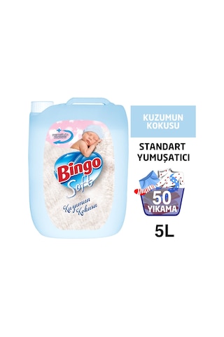 Bingo Soft Çamaşır Yumuşatıcısı Kuzumun Kokusu 2 x 5 L