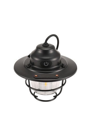 Açık Hava Aydınlatma Kamp Işıkları Şarj Edilebilir El Işıkları Siyah Siyah