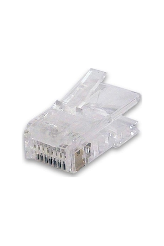 Beek Modüler Fiş, Category 5e Cat.5e , Rj45, 8p8c, Zırhsız Unshielded , Yuvarlak Kablo Tipi, Altın Kalınlığı 0,6µ-136613