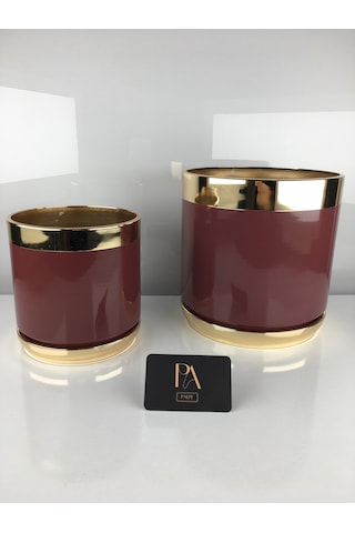 B Dekoratif Saksı Orkide Obje Biblo Süs Eşya Salon Tv Konsol Ofis