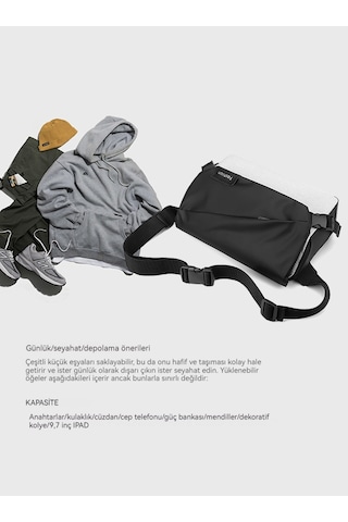 Trendy Casual İşe Gidip Gelme Omuz Çantası Çapraz Çanta-koyu Mavi Koyu Mavi