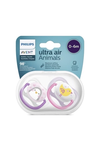Philips Avent Ultra Air Animals Emzik 0-6 Ay Scf080/06 7694700939486 Çok Renkli