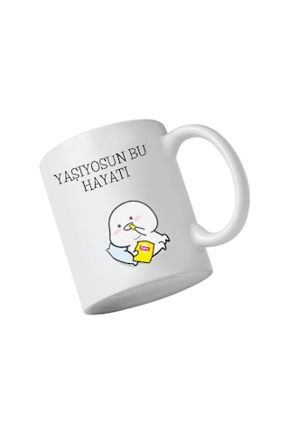 Yaşıyosun Bu Hayatı Tasarımlı Kupa Bardak
