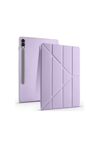 Samsung Galaxy Tab S9 Ultra X910 14.6 İnç Katlanabilir Kalemlikli Standlı Akıllı Kılıf Kapaklı Kılıf