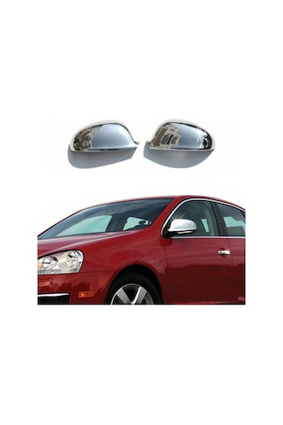 Volkswagen Jetta Krom Ayna Kapağı Tk 2006-2011 Paslanmaz Çelik N11.994