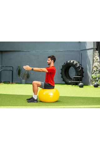 Slazenger 55cm Antıburst Gymball Sarı (Pompa Dahil)