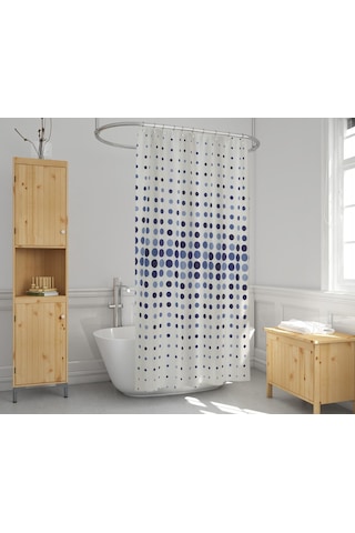 Zethome Evdy Banyo Duş Perdesi 4961 M. Tek Kanat 1x110x200 Çok Renkli