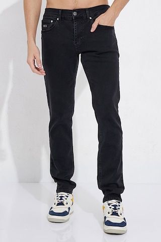 Tommy Hilfiger Erkek Jean Siyah