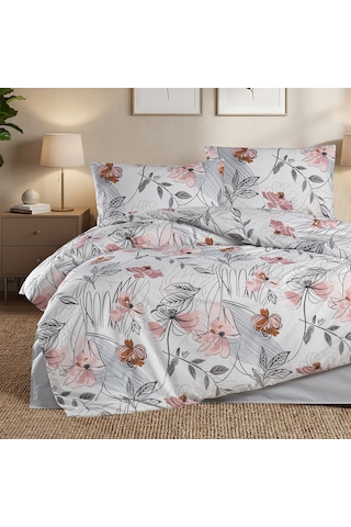 Aryıldız Home Venessa %100 Pamuk Tek Kişilik Nevresim Takımı Renkli