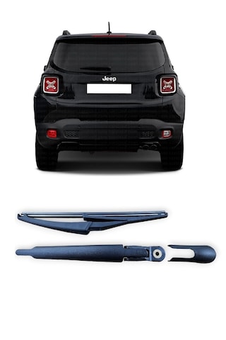 Jeep Renegade 2014-2025 Uyumlu Arka Cam Silecek Kolu Ve Süpürgesi Kapak Takım 52015974 Silecek Takımı