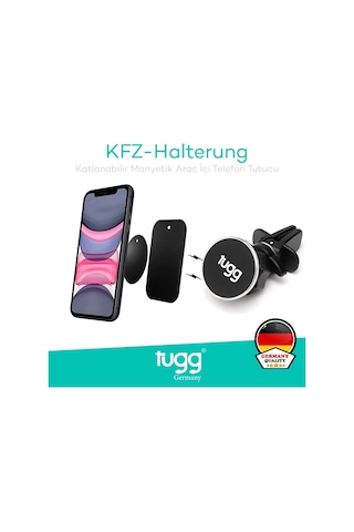 Tugg Germany Araç Telefon Tutucu Ultra Güçlü Mıknatıs Ch267 123319