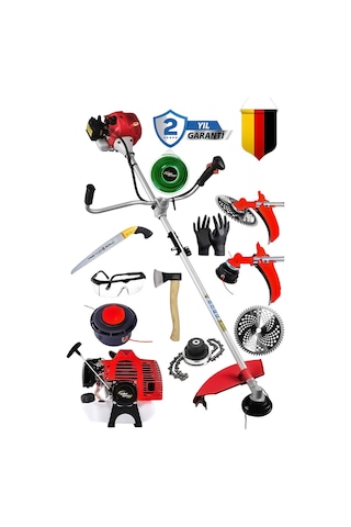 Lieber German XT9900 Yan Tipi Benzinli Çim Biçme Tırpan Makinesi