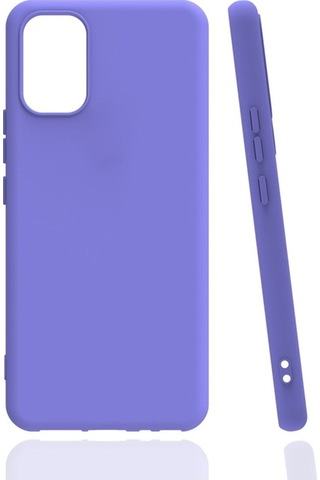 Vivo V21e Kılıf Zore Biye Silikon Lila