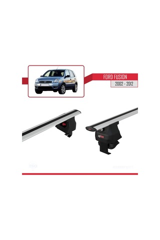 Ford Fusion 2002-2012 Arası İle Uyumlu Ace-4 Ara Atkı Tavan Barı Gri