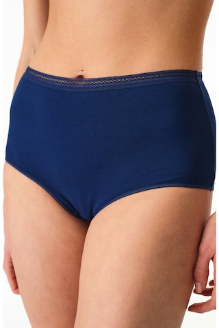 Penti Easy Pamuklu Trim Yüksek Bel Slip Külot Lacivert