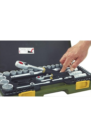 Proxxon Lokma Takımı 65 Parça 1/2'' - 1/4'' 23286