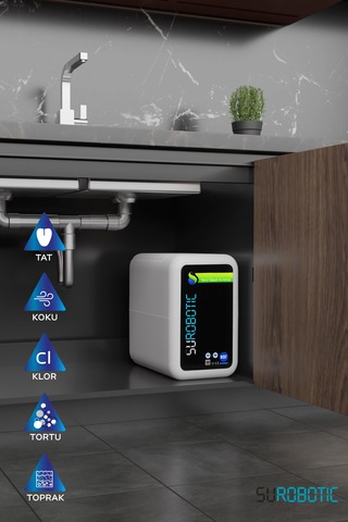 Premium Camlı Mineralli 80 Gpd Membranlı Su Arıtma Cihazı