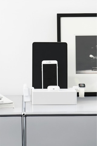 Alldock Wireless Kablosuz Şarj Standı Gümüş/Beyaz Deneme
