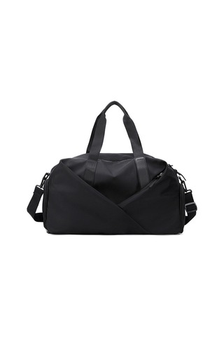 Dofolink Siyah Üniversal Kuru-ıslak Ayrılmış Seyahat Çantası - Spor, Yoga, Fitness İçin Ayırtılmış Ayakkabı Bölümü Ve Dayanıklı Kumaş Çok Renkli