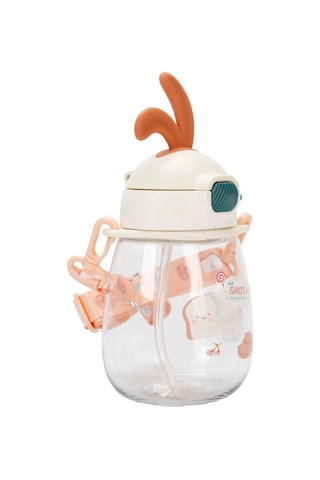 Shotay Rabbıt Tritan Matara 600 Ml Çok Renkli