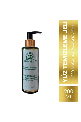 Fellyhealer Salyangoz Özlü Yüz Temizleme Jeli 200 ML