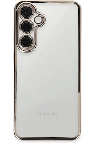 Samsung Galaxy S24 Fe Kılıf Razer Lensli Silikon - Titanyum Gri