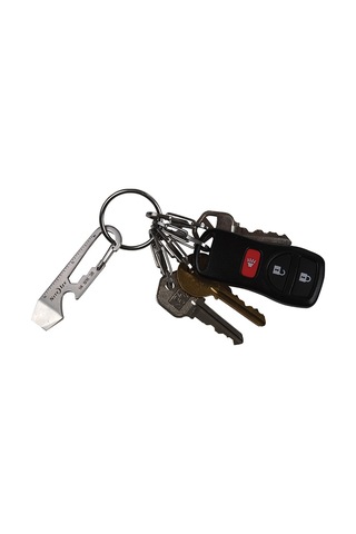 Nite Ize Doohickey Çok Amaçlı Çelik Anahtarlık -Gri