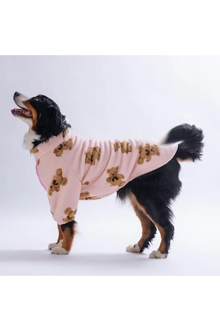 Pawstar 26755- Pembe Gentle Bruno Orta-büyük Irk Köpek Polar Sweatshirt