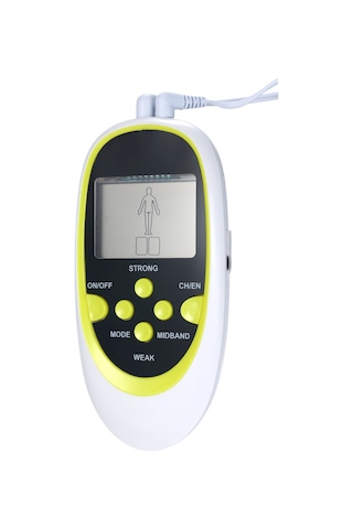 Mufunye Çift Kanal Fizyoterapi Aleti 8 Mod 15 Şiddet Seviyesi Elektrot Padlı Boyun Omuz Kas Masaj Cihazı Usb Pilli Avrupa Standartı Çok Renkli