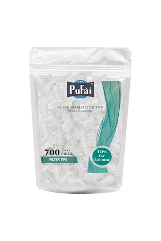 Pufai Slim & Super Slim Filtreli Ağızlık 5 - 6 MM 1000'li + Süper Slim 5 - 6 MM Adaptör 700'lü