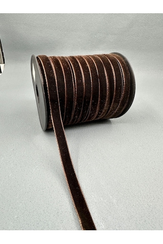 Paşateks- 1 Cm Düz Kadife-5 Metre S.kahve
