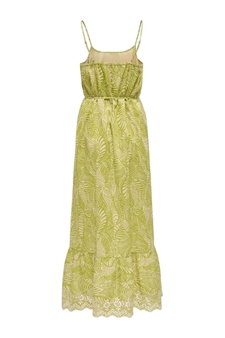Onllou Lıfe Emb Strap Ankel Dress Ptm Açık Yeşil Cok Renklı