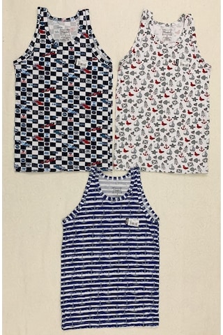 Tutku 0256 Erkek Çocuk Elastan Empirme Atlet 6 Adet