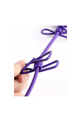Esfamily Mandallı Çamaşır Kurutma Askısı 226655327 Violet