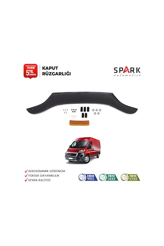 Fiat Ducato 2014- Yılı Ve Sonrası Uyumlu Kaput Rüzgarlığı 3mm