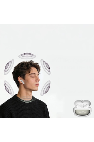 Lenyes Air 107 Bluetooth 6.0 Panaromik Ses Özellikli Kulak İçi Kulaklık