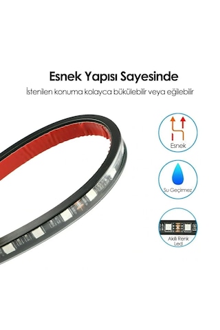 Ayak Altı Led 12 Ledli Lamba Sese Duyarlı Led Müziğe Duyarlı