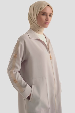 Armine Trend Kolları Şerit Detaylı Boydan Fermuarlı Allerli Giy Çık Taş 26yt516 Taş