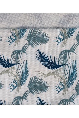 Menderes Home Cotton Collection Tek Kişilik Pike Mint Çok Renkli